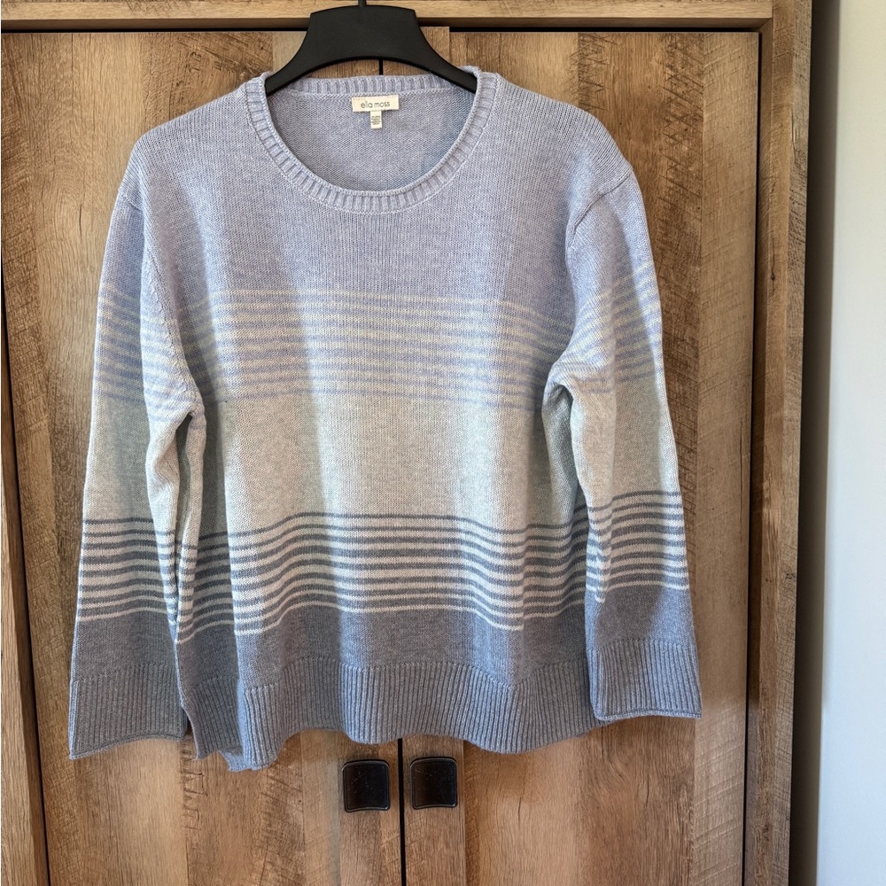 Ella Moss Light Blue Knit Sweater